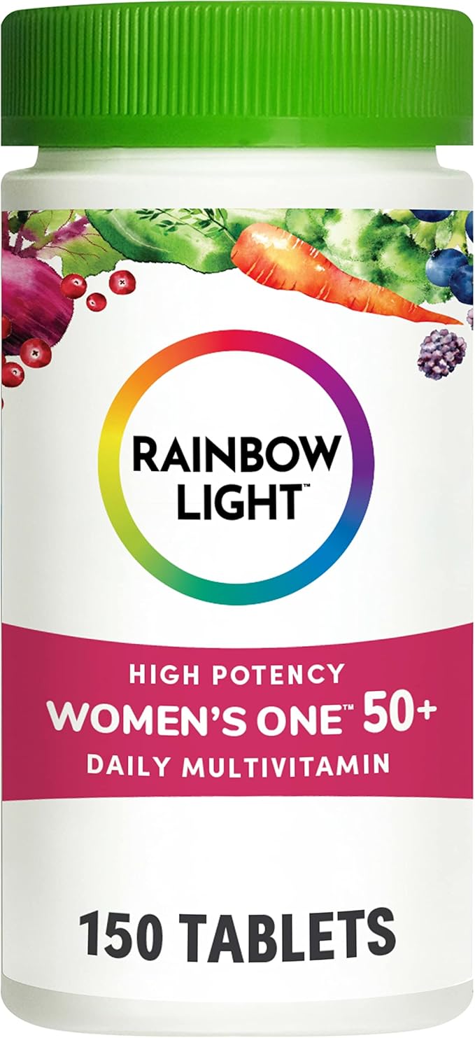 Rainbow Light Multivitamin for Women 50+, 50+ Multivitamin 150 Tablets