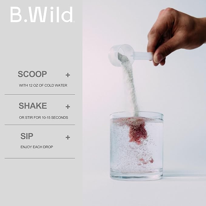 Multivitamin Drink Mix | B.Wild Plant Based Antioxidant Drink | Prebiotics and Probiotics for Digestive Health | Fruit Punch Flavor - 300 g