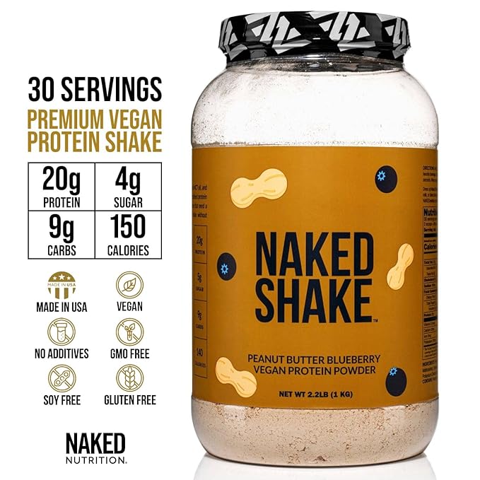NAKED Shake - Peanut Butter Blueberry 30 Servings
