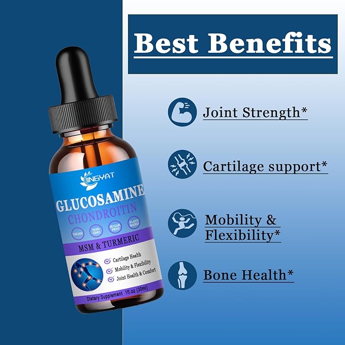 Glucosamine Chondroitin Liquid Drops 2000mg, Liposomal