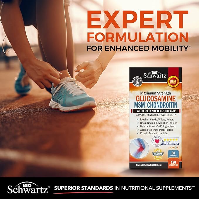 Glucosamine Chondroitin MSM Triple Strength Joint 180 Capsules