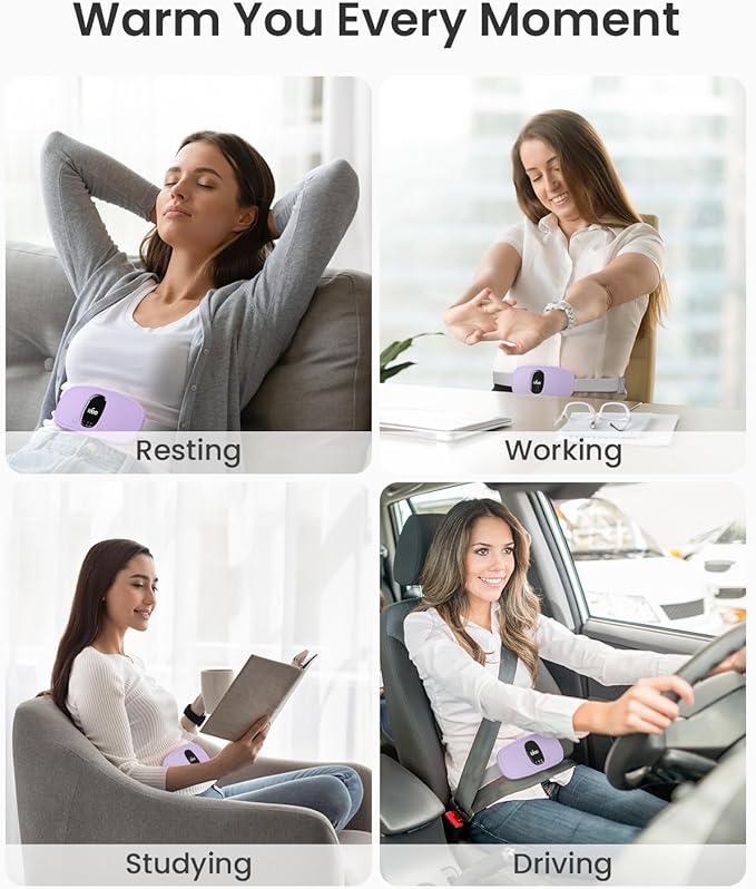 iDOO Portable Heating Pad, FSA HSA 3 Heat 3 Massage