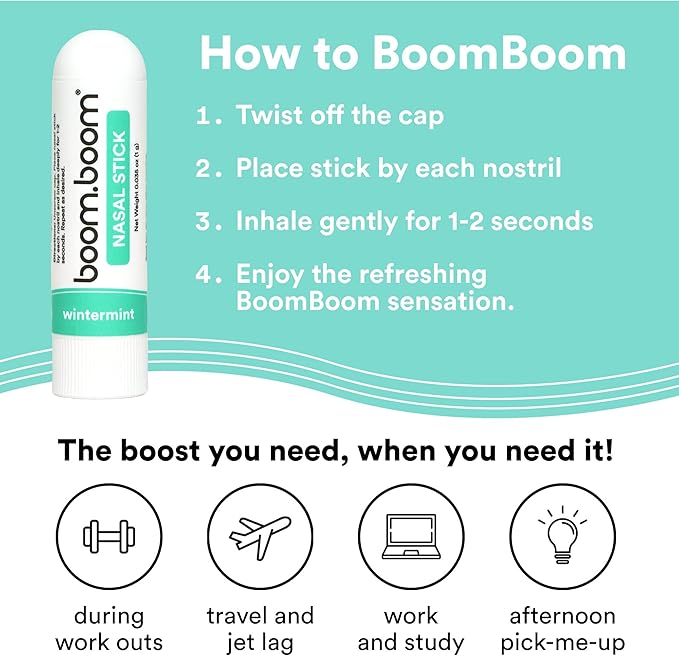 BoomBoom Nasal Stick (3 Pack)