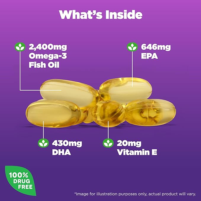 Natrol, Omega-3 Extreme Softgels, Heart Health 60 Count