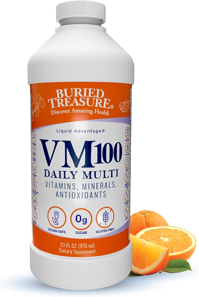 Buried Treasure VM100 Complete Daily Liquid 32 Servings 32 Ounce