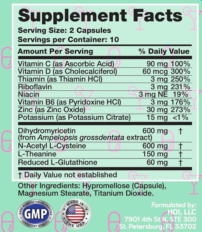 HOI - Alcohol Metabolism Supplement -