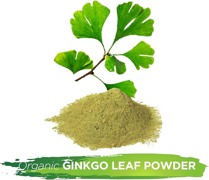 Ginkgo Biloba Powder 8oz (2Pcs)- Ginkgo