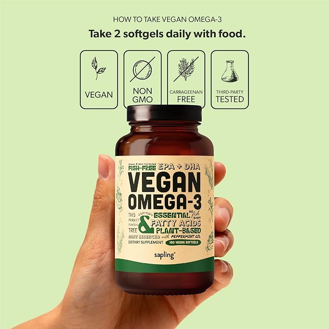 Vegan Omega 3 Supplement 180 Softgels