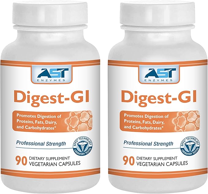 AST Enzymes Digest-GI Digestive Enzyme (90 x 2) Vegetarian
