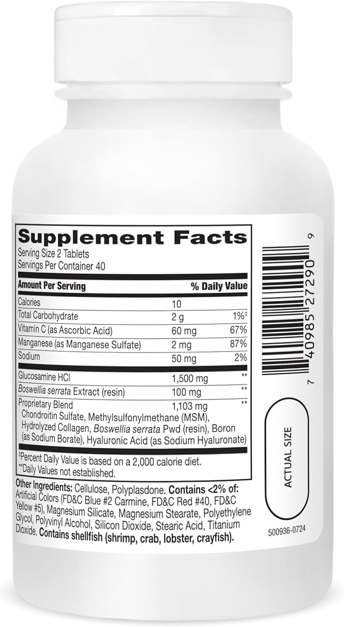 21st Century Glucosamine Chondroitin Complex Plus 120 Count (27438)