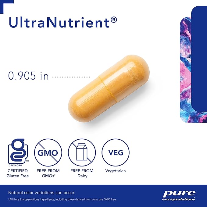 Pure Encapsulations UltraNutrient CoQ10 & 90 Capsules