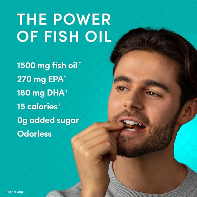 Swisse Wild Fish Oil Omega 3 1500 mg 3 Supplement 400 Softgel