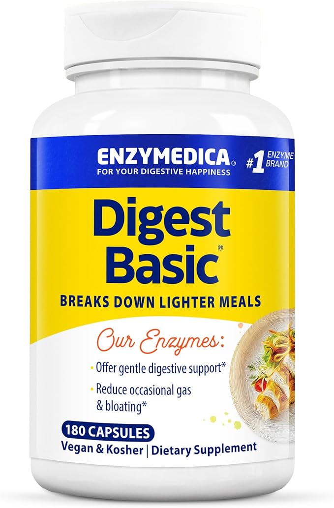 Enzymedica Digest Basic, Digestive Enzymes 180 Count