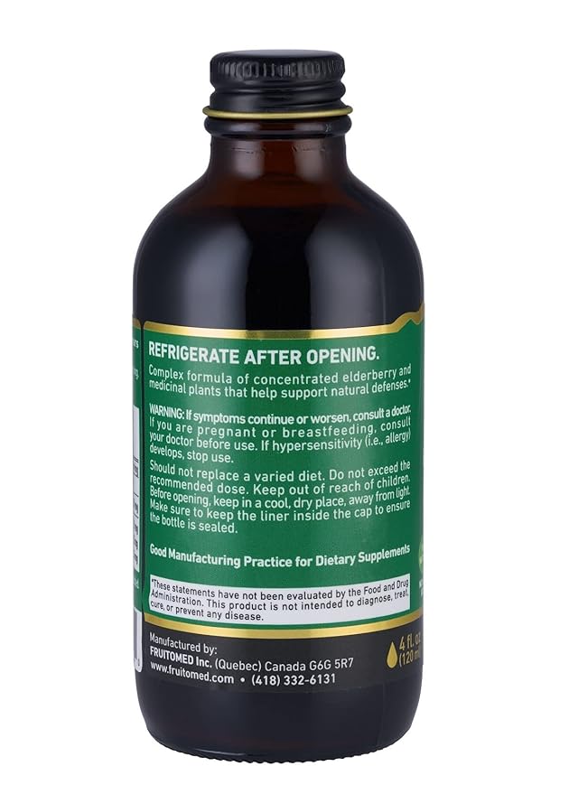 Immunia Elderberry Syrup Helps Strengthen The 24 Days/Bottle. (1-Pack)