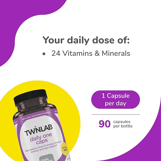 Twinlab, Daily One without Iron, 90
