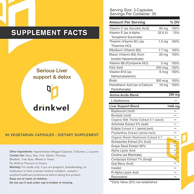 Liver and Herbal Support 90 Vegetarian