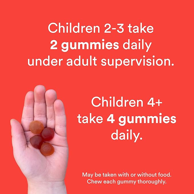 SmartyPants Organic Kids & Toddler Multivitamin 3 (ALA), D3, C, B12, B6, B6, Vitamin K2 & 180 Count