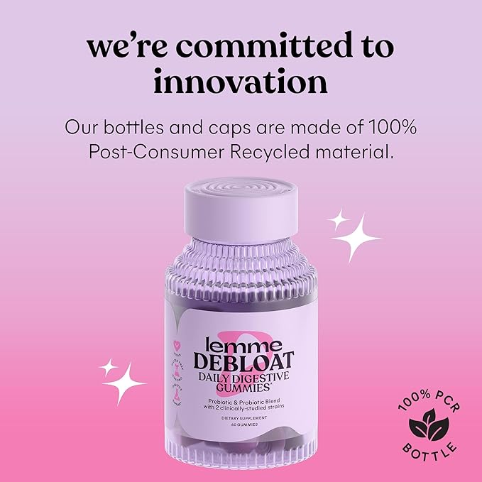Lemme Debloat - Digestive & Gut 2 Clinically 3 Billion (60 Count) 2)