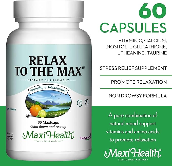 Maxi Health - Relax to The (60 Count)