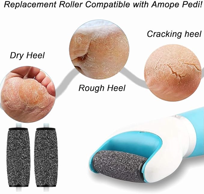 Replacement Rollers for Amope Pedi Perfect 2 Extra 2 Regular 1 Soft…