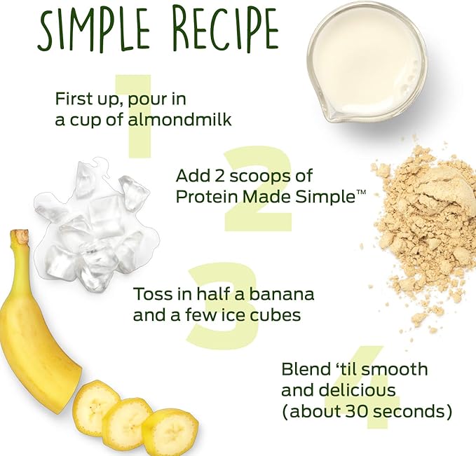 Vega Protein Made Simple, Dark Chocolate 9.6 oz