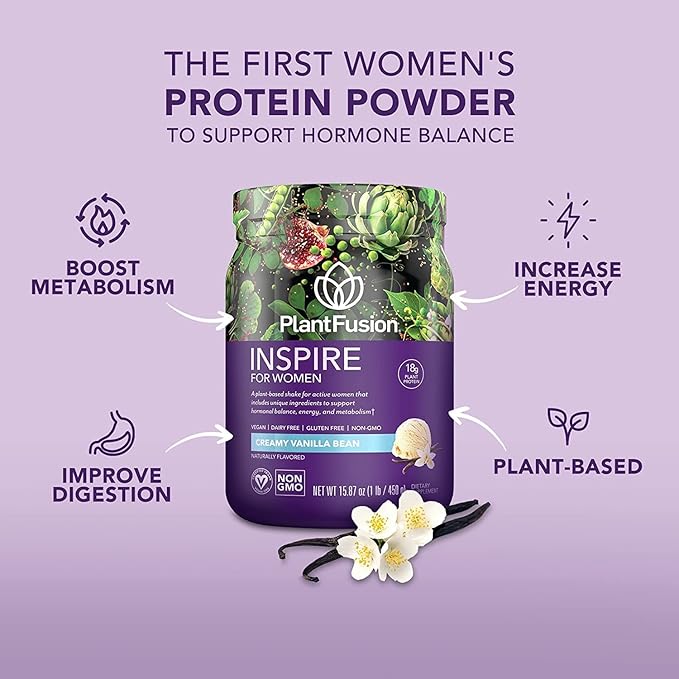 PlantFusion Inspire Plant Protein Powder for Women 0.85 lb