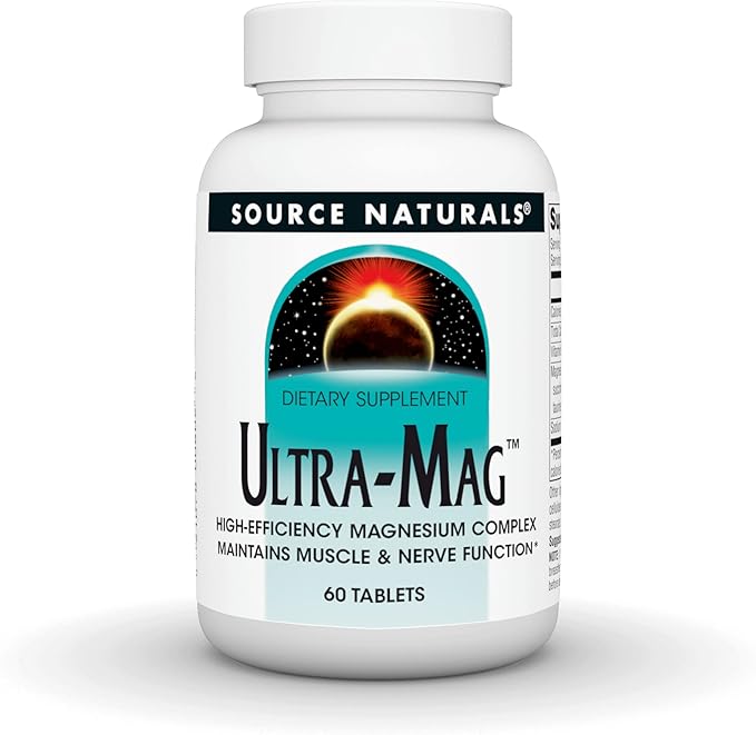 Source Naturals Ultra-Mag High-Efficiency Magnesium Complex 60 Tablets