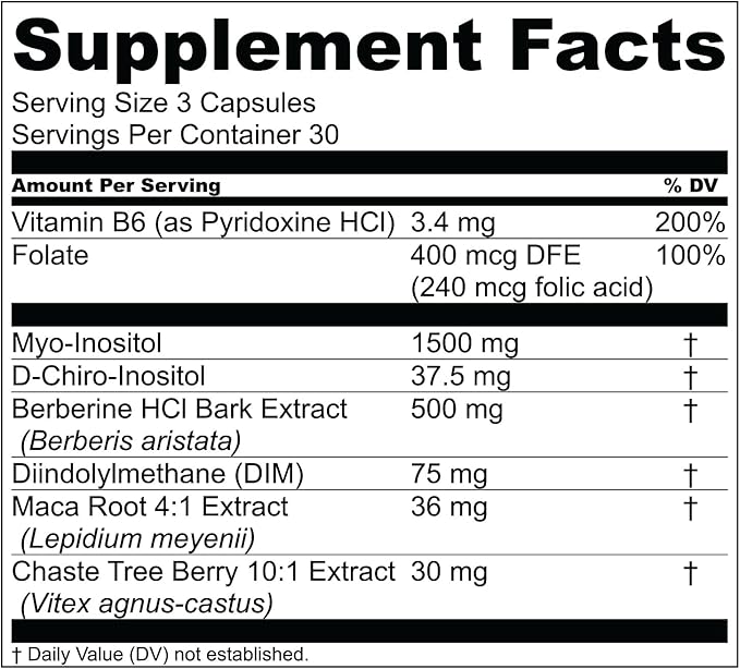 Live Conscious Beyond Hormone Holistic Hormone Balance for Women a DIM w/Myo-Inositol & D-Chiro-Inositol Supplement - Promotes Healthy Estrogen Balance - Everyday PMS Support (2-Pack)