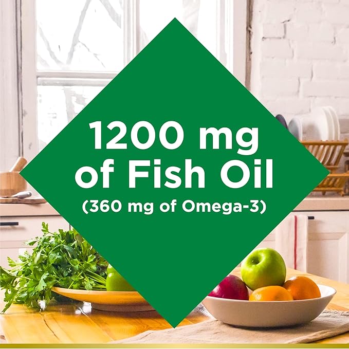 Nature’s Bounty Fish Oil 1200 mg, 3 EPA 360 Rapid
