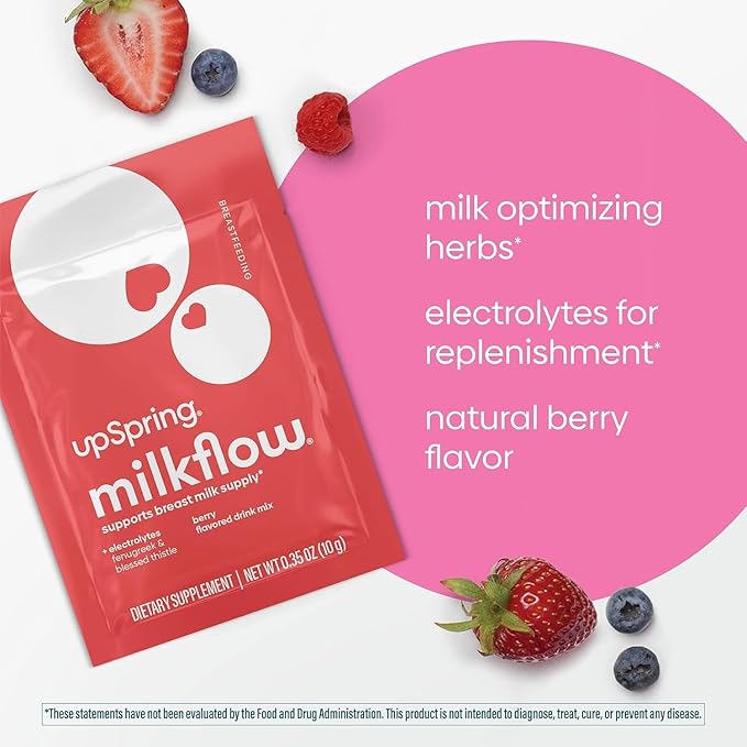 UpSpring Milkflow Electrolyte Breastfeeding Supplement Drink 2 Pack