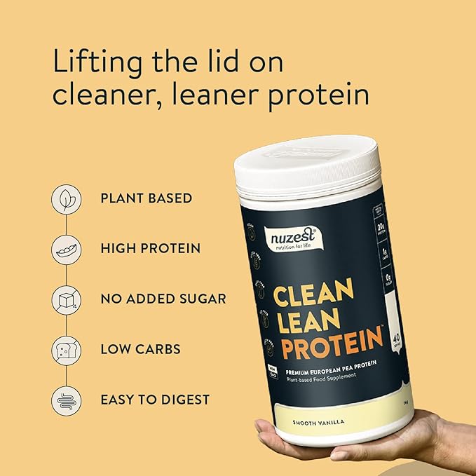 Nuzest - Pea Protein Powder - 40 Servings, 2.2 lb