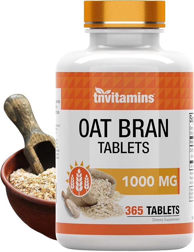 Oat Bran Tablets 365 Tablets 1,000 MG