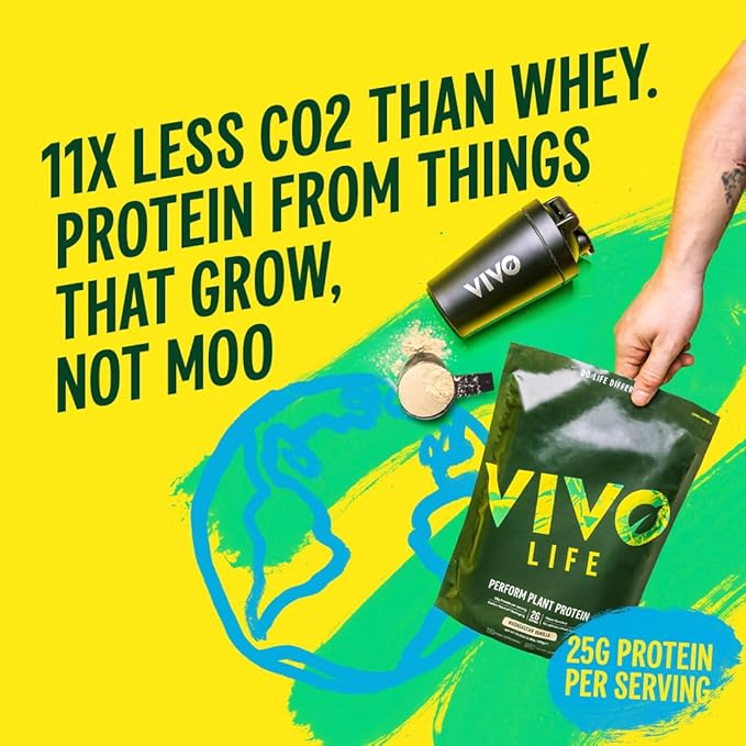 Vivo life Perform Plant Protein Powder 26 Servings 34.8 oz,
