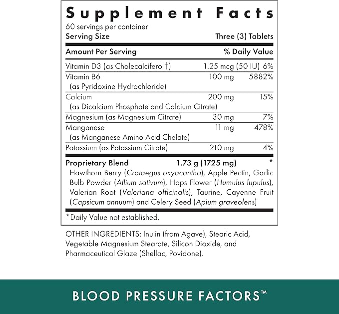MICHAEL'S Health Naturopathic Programs Blood Pressure Factors 180 Vegetarian 60 Servings
