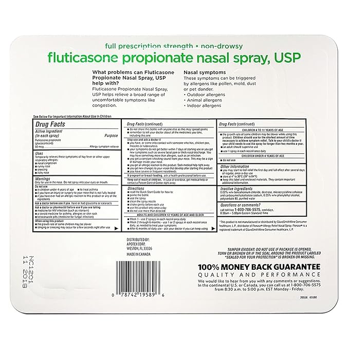 Members Mark Fluticasone Propionate Nasal Spray (6 pk, 0.54 fl.