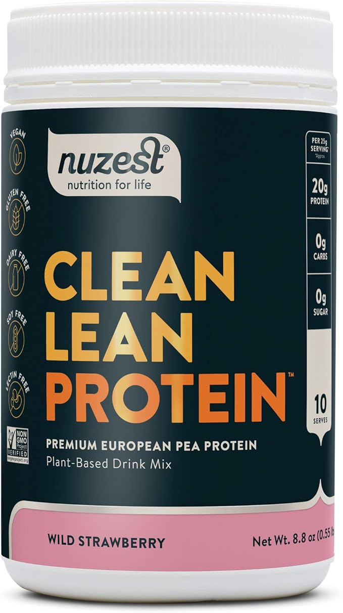 Nuzest - Vegan Pea Protein Powder 10 Servings, 8.8 oz