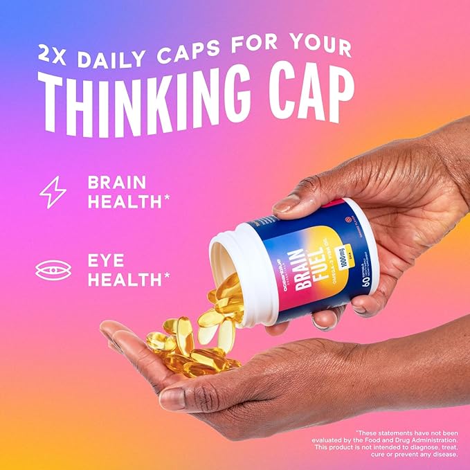 Oceanblue Essentials Brain Fuel – 60ct Omega-3 DHA 1 Month