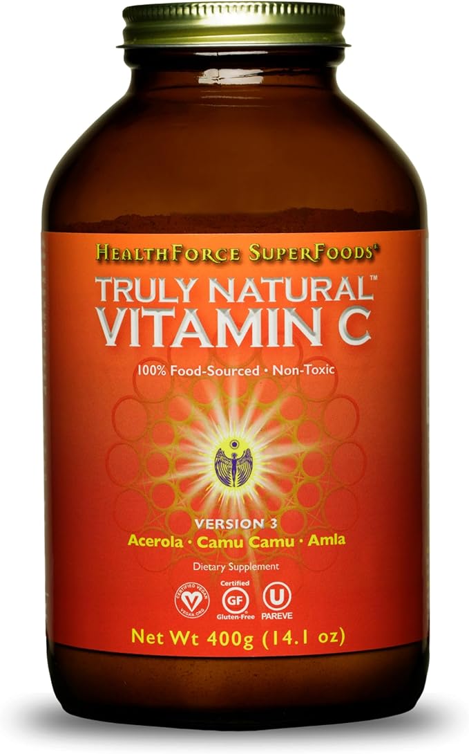 HEALTHFORCE SUPERFOODS Truly Natural Vitamin C 400 Grams, 67 Servings