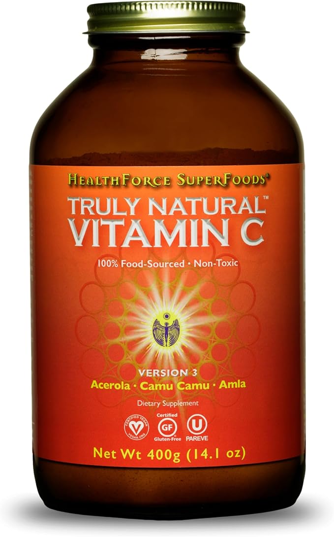 HEALTHFORCE SUPERFOODS Truly Natural Vitamin C 400 Grams, 67 Servings