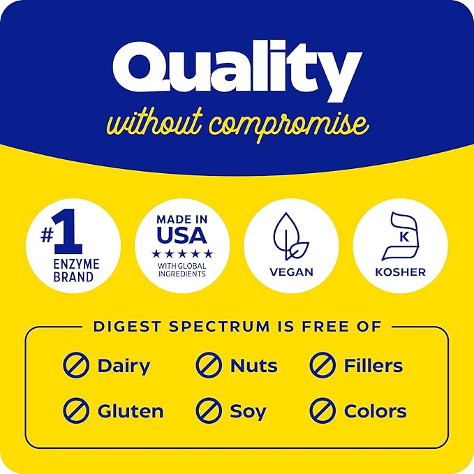 Enzymedica Digest Spectrum, Digestive Enzymes 90 Capsules