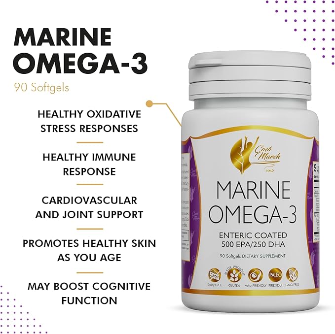 Coco March Marine Omega-3 500 mg 250 mg 3 MONTHS