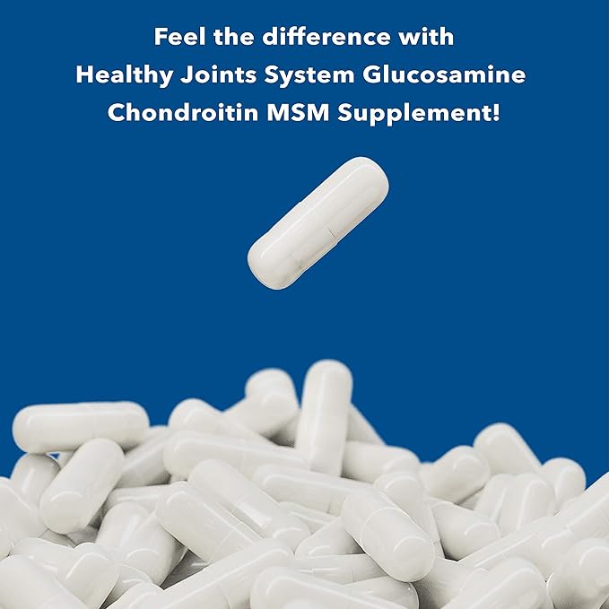 Glucosamine Chondroitin Sulfate with MSM Capsules 180 Count