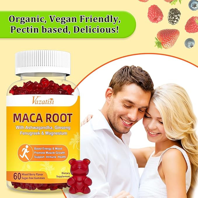 2 Pack 2000 mg Maca Root 120 Vegan