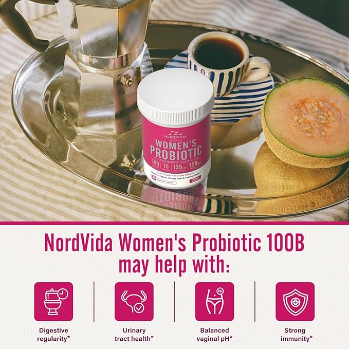 Women's Probiotic, 100 Billion & 15 B6 for 30 Capsules