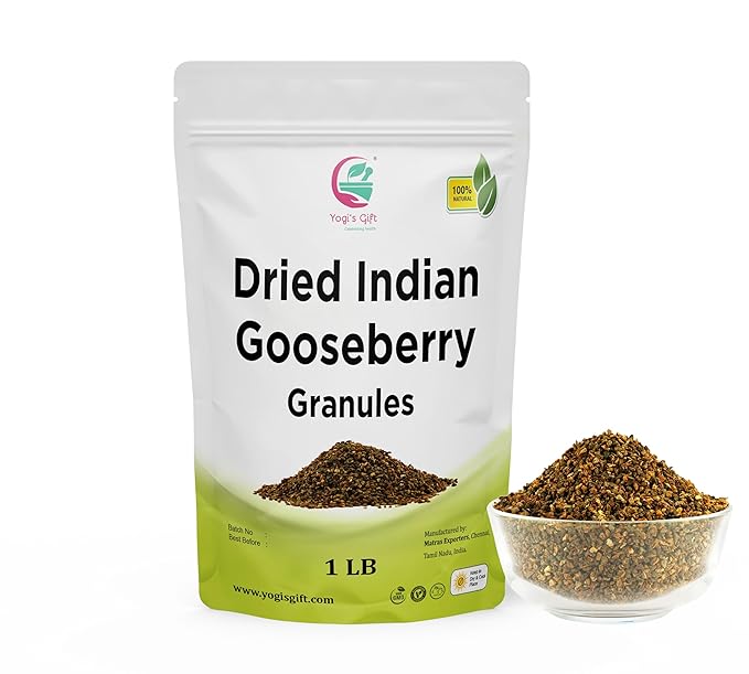 Dried Amla/Gooseberry Cut & Sifted 1 LB