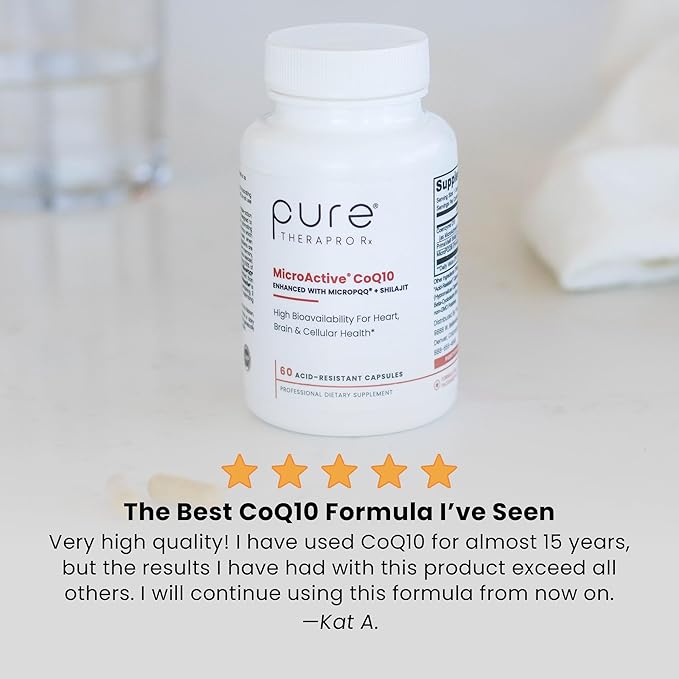 MicroActive CoQ10 Enhanced with MicroPQQ + 60 Veg 2 Month