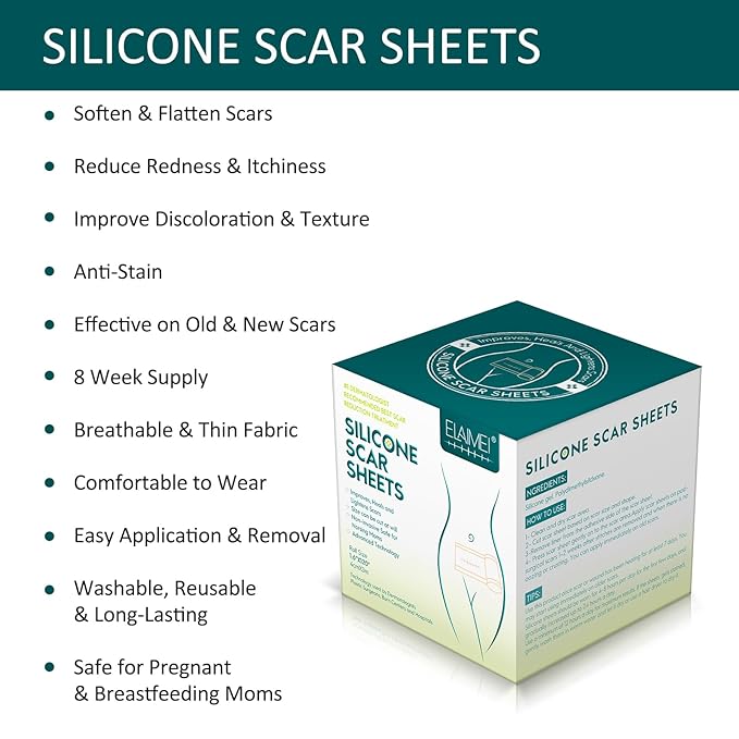 Silicone Scar Sheets (1.6” x 120” Roll-3M), Silicone