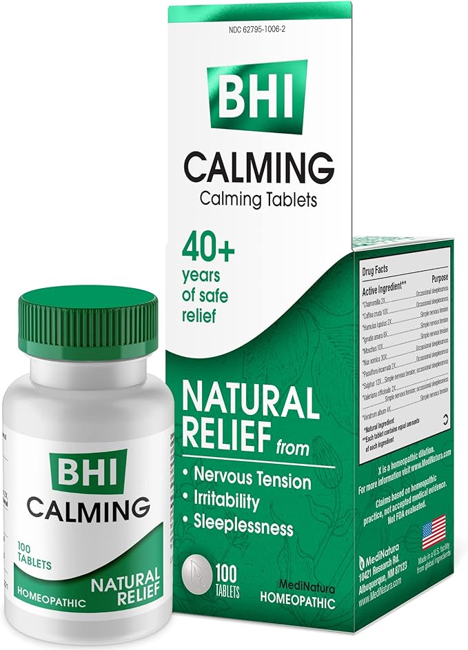 BHI Calming Stress Relief Blend 10 100 Tablets