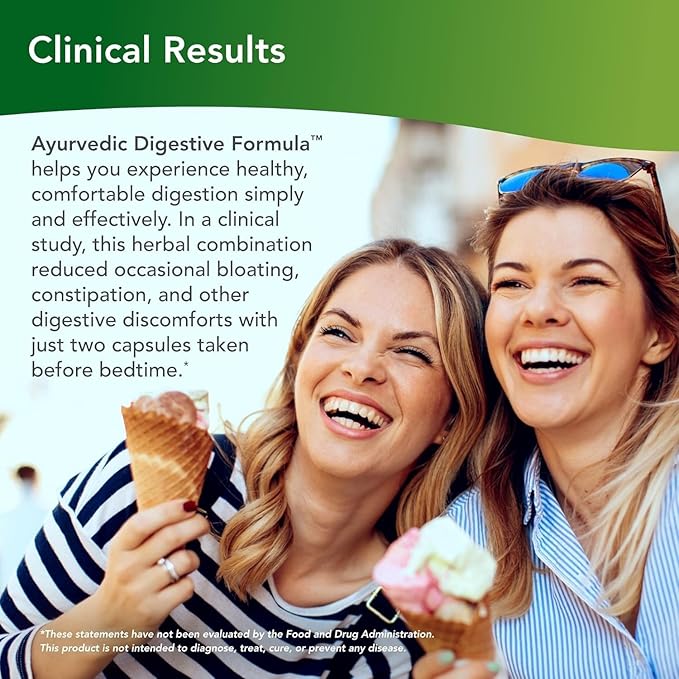 Terry Naturally Ayurvedic Digestive Formula 60 Capsules 30 Servings