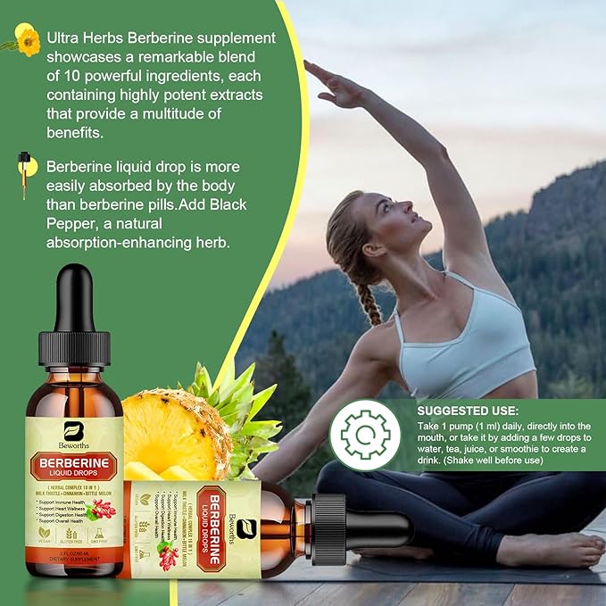 Premium Berberine Supplement Support-2 Pack